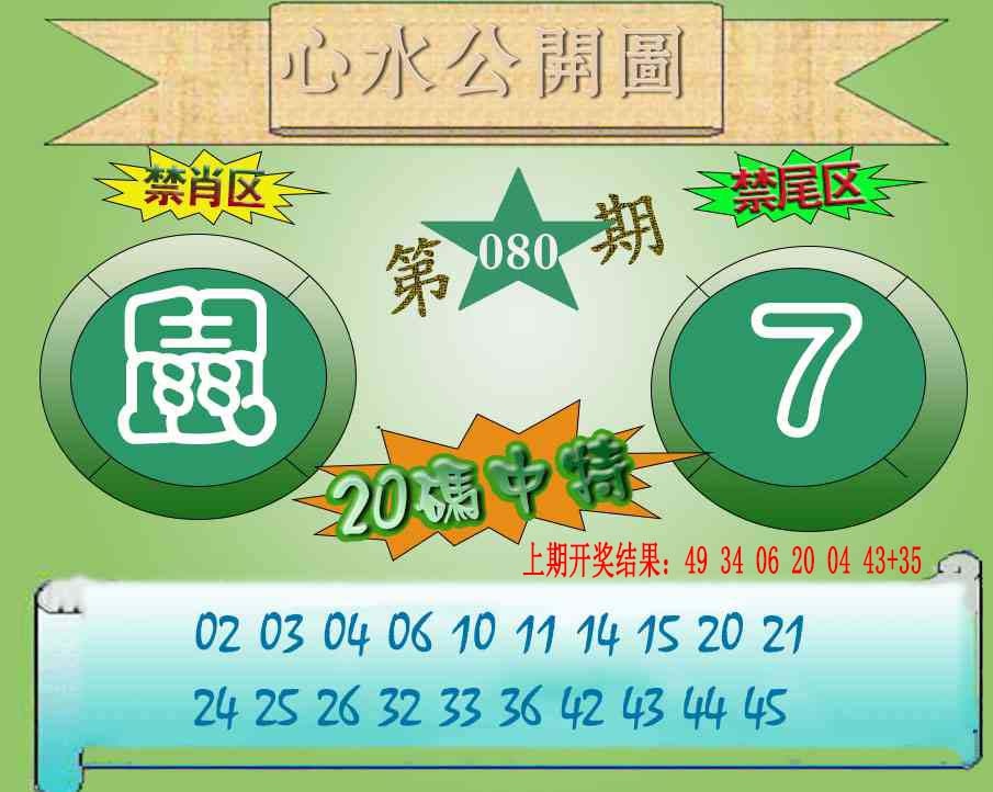 080期心水公开图[图]