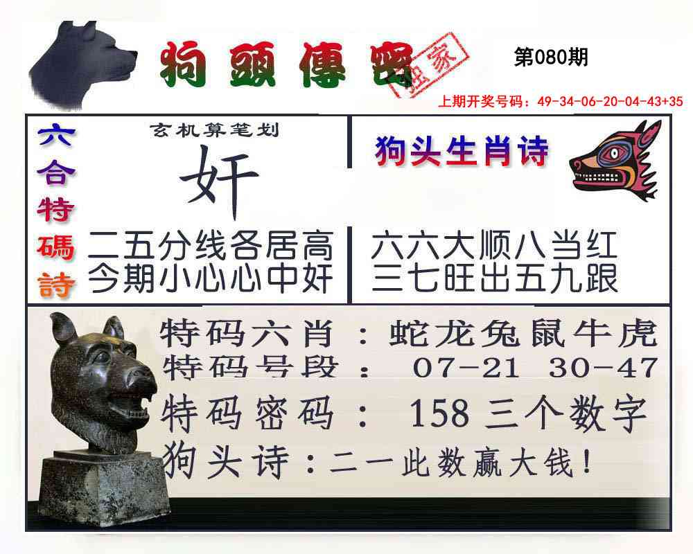 080期狗头传密[图]